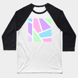 Pastel Color Blocking Baseball T-Shirt